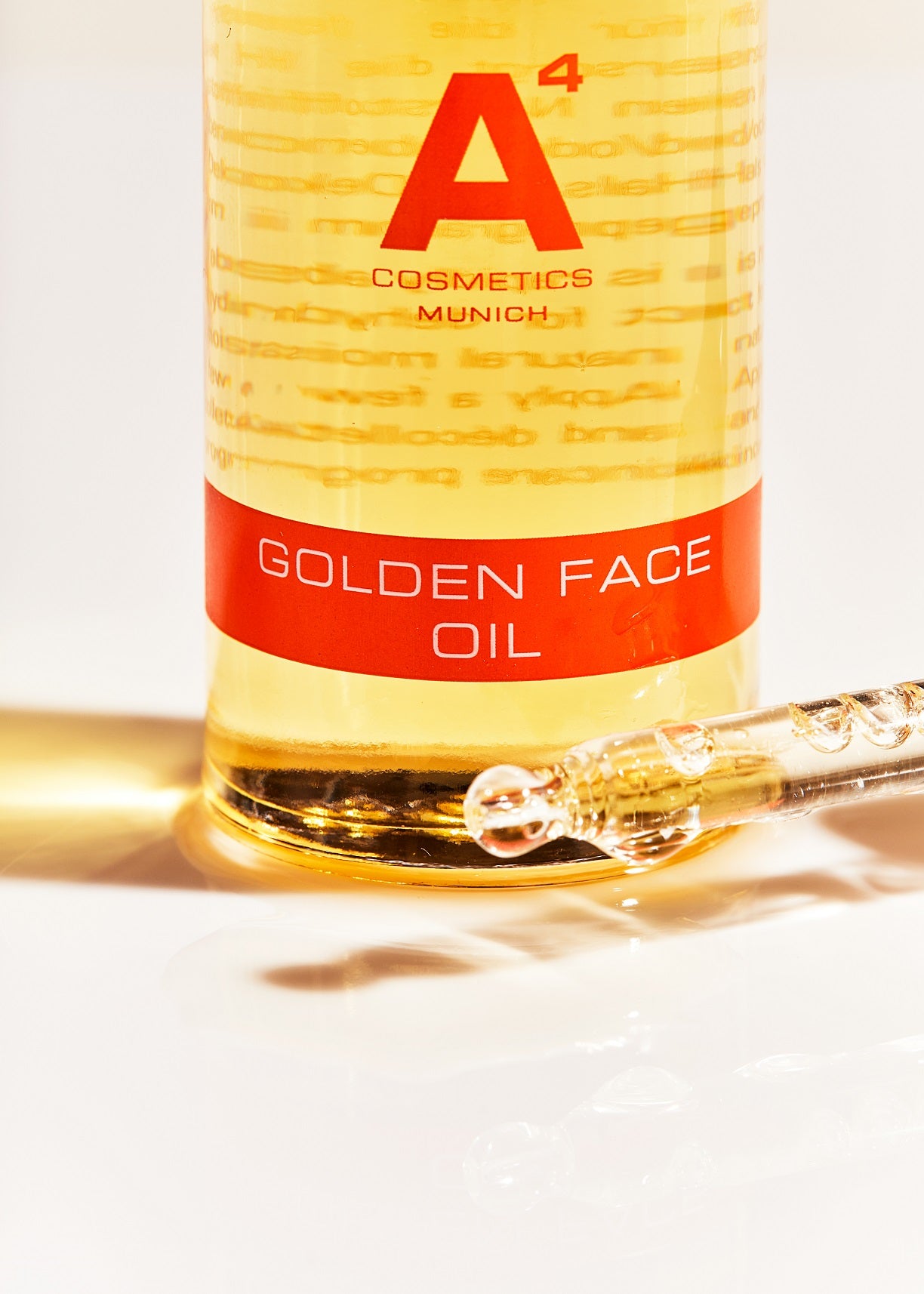 A4 Golden Face Oil | mit gratis Golden Body Oil (50ml Reisegröße)