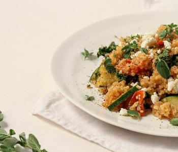 DIE BESTEN REZEPTE FÜR TROCKENE HAUT -VEGGIE-QUINOA-PFANNE