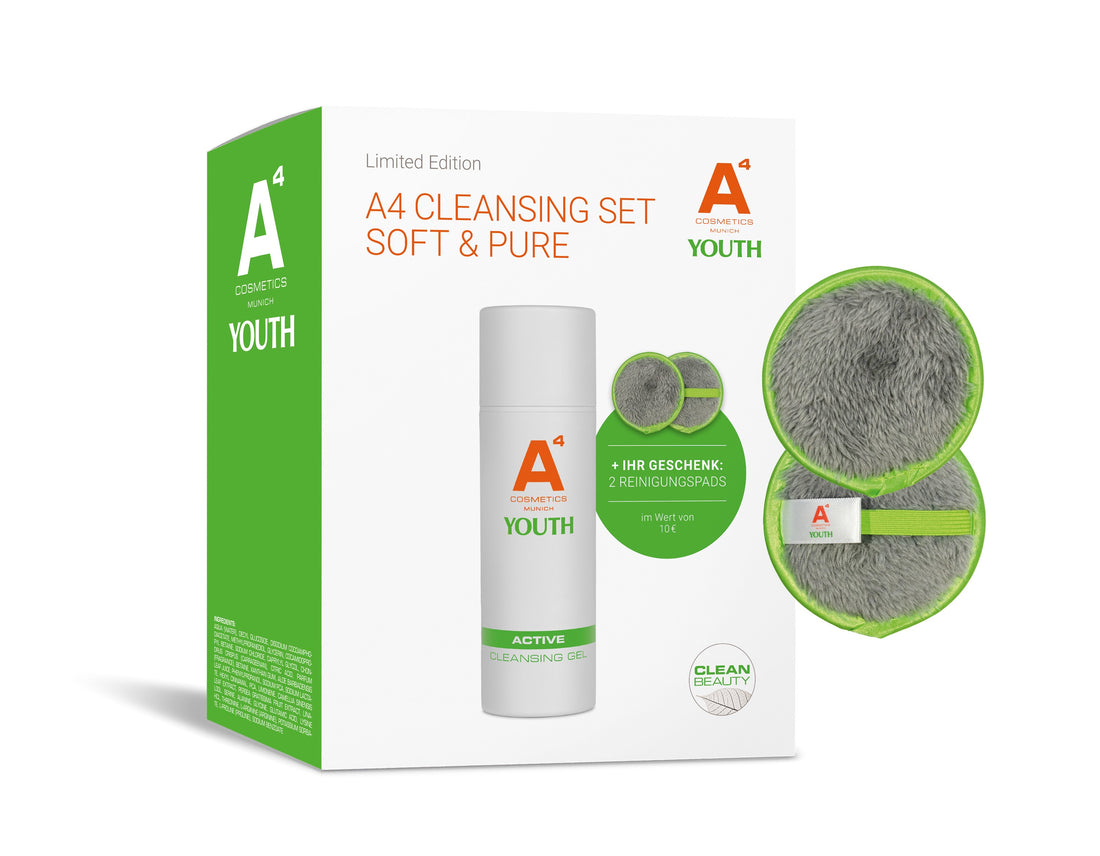 A4 ACTIVE CLEANSING SET | SOFT &amp; PURE